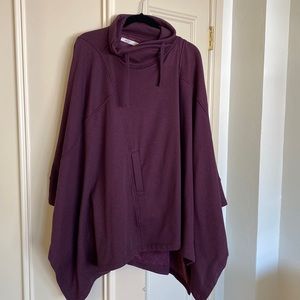 UGG never worn plum poncho
